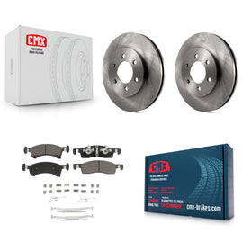 Front Disc Brake Rotor And Ceramic Pad Kit For Ford Expedition Lincoln Navigator