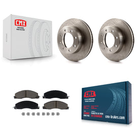 Front Disc Brake Rotors And Ceramic Pads Kit For Ram 2500 3500 1500 Dodge