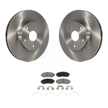 Charger l&#39;image dans la galerie, Front Disc Brake Rotors And Ceramic Pads Kit For 2016-2019 Subaru Legacy 2.5L