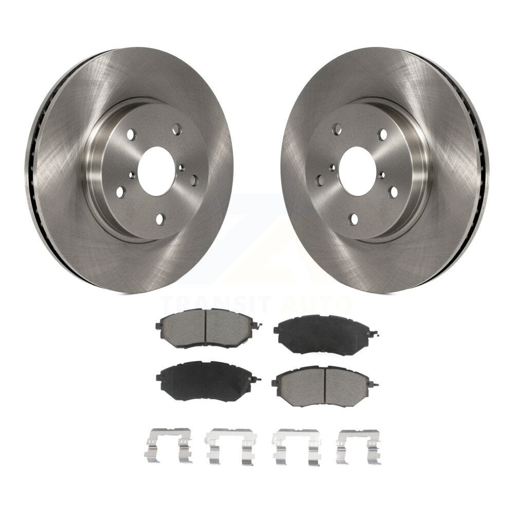 Front Disc Brake Rotors And Ceramic Pads Kit For 2015 Subaru Legacy 2.5L