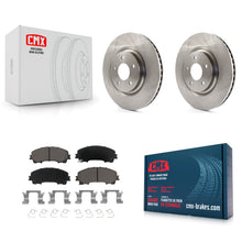 Load image into Gallery viewer, Front Disc Brake Rotors And Ceramic Pads Kit For Nissan Rogue