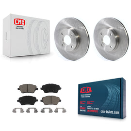 [Front] 2014-2019 Ford Fiesta ST Premium OE Brake Rotors & Ceramic Pads Kit For Max Braking