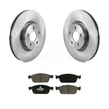 Load image into Gallery viewer, Front Disc Brake Rotors And Ceramic Pads Kit For Ford Transit Connect