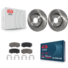 Front Brake Rotors & Ceramic Pad Kit For Hyundai Kia Sonata Soul Sportage Tucson