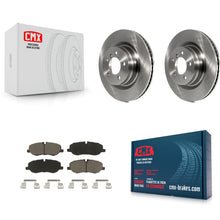 Charger l'image dans la galerie, Front Brake Rotor Ceramic Pad Kit For 06-09 Land Rover Range Naturally Aspirated