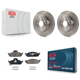 Front Disc Brake Rotors And Ceramic Pads Kit For Mercedes-Benz ML320 ML350 ML430