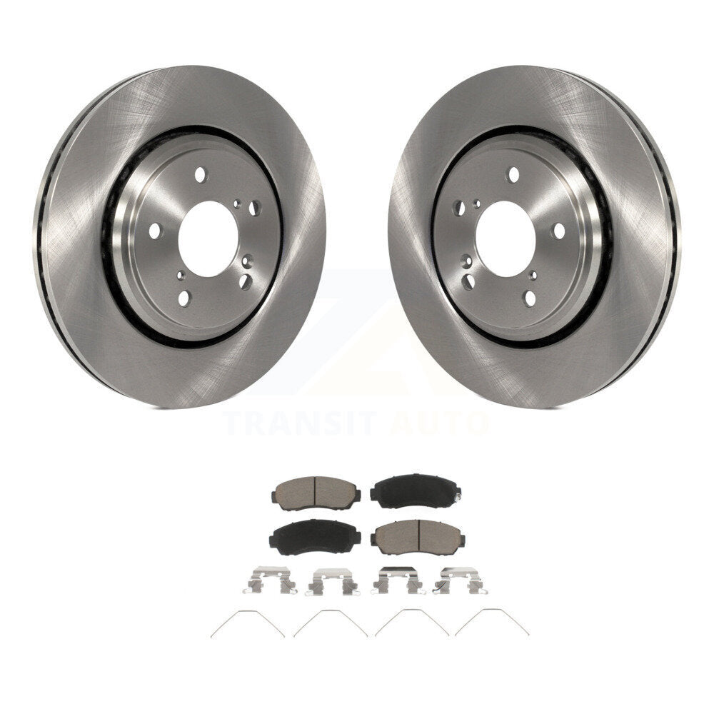 Front Disc Brake Rotors And Ceramic Pads Kit For Honda Odyssey Passport