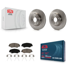 Load image into Gallery viewer, Front Disc Brake Rotors And Ceramic Pads Kit For 2012-2016 Honda CR-V FWD