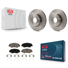 Charger l'image dans la galerie, Front Brake Rotor Ceramic Pad Kit For 15 Honda Civic EX with Manual transmission
