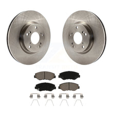 Charger l&#39;image dans la galerie, Front Disc Brake Rotors And Ceramic Pads Kit For Honda Civic CR-V Acura ILX