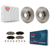 Front Disc Brake Rotors And Ceramic Pads Kit For Honda Civic CR-V Acura ILX