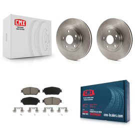 [Front] 2004-2006 Lexus ES330 Premium OE Brake Rotors & Ceramic Pads Kit For Max Braking