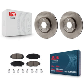 [Front] 2000-2009 Honda S2000 Premium OE Brake Rotors & Ceramic Pads Kit For Max Braking