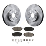 Front Disc Brake Rotors And Ceramic Pads Kit For Honda Odyssey Acura MDX