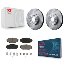 Front Disc Brake Rotors And Ceramic Pads Kit For Honda Odyssey Acura MDX