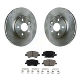 [Front] 2018-2020 Chevrolet Sonic Premium OE Brake Rotors & Ceramic Pads Kit For Max Braking