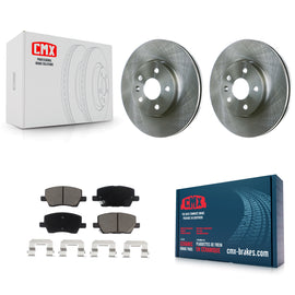 [Front] 2018-2020 Chevrolet Sonic Premium OE Brake Rotors & Ceramic Pads Kit For Max Braking