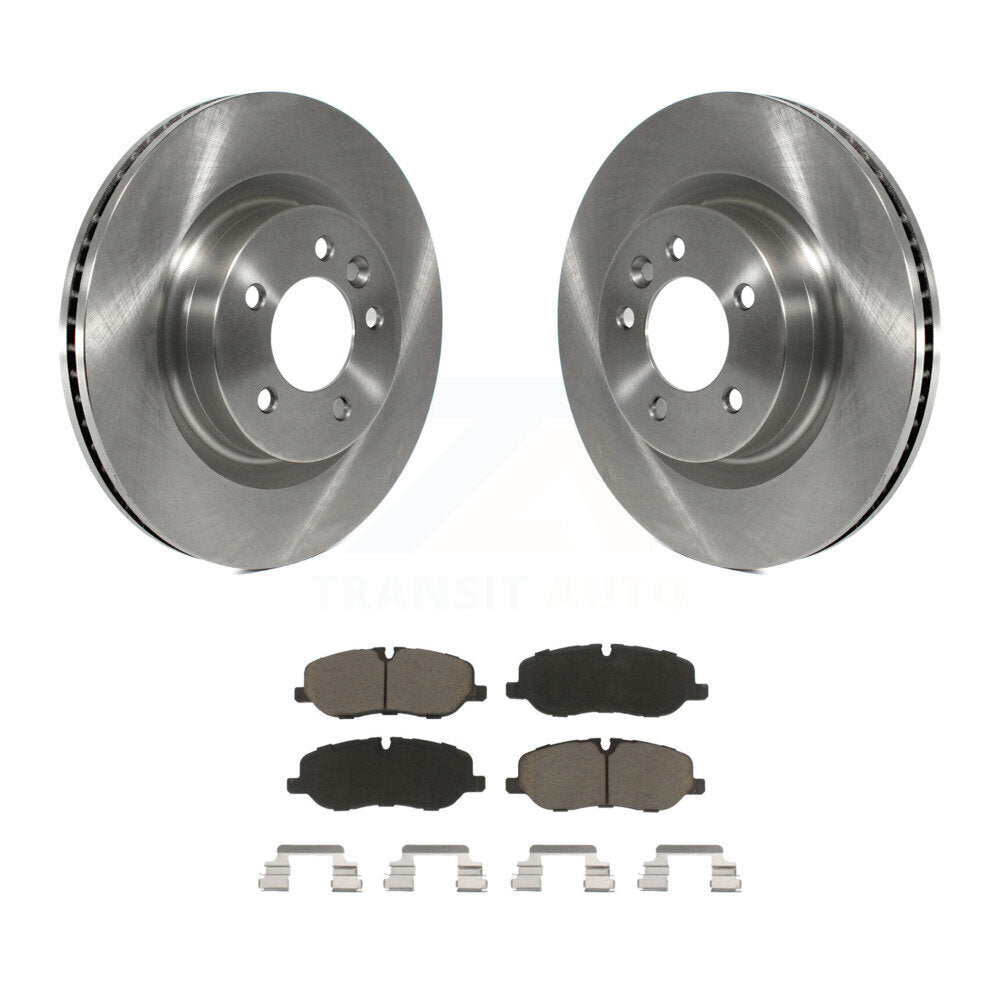 Front Disc Brake Rotors And Ceramic Pads Kit For Land Rover Range Sport LR3