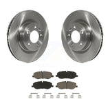 Front Disc Brake Rotors And Ceramic Pads Kit For Land Rover Range Sport LR3