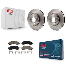 [Front] 06-07 Cadillac CTS With Sport Suspension Premium OE Brake Rotors & Ceramic Pads Kit For Max Braking