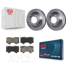 Charger l'image dans la galerie, Front Brake Rotor And Ceramic Pad Kit For Toyota Tundra Sequoia Lexus LX570 Land