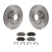 Load image into Gallery viewer, Front Disc Brake Rotor Ceramic Pad Kit For 2010 Pontiac G5 With Rear Brakes