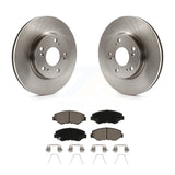 [Front] 2013 Acura ILX 2.0L Premium OE Brake Rotors & Ceramic Pads Kit For Max Braking