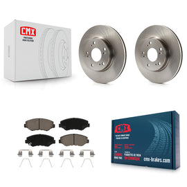 [Front] 2013 Acura ILX 2.0L Premium OE Brake Rotors & Ceramic Pads Kit For Max Braking