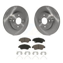 Charger l&#39;image dans la galerie, [Front] 2015-2020 Honda Fit Premium OE Brake Rotors And Ceramic Pads Kit For Max Braking