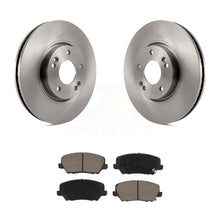 Load image into Gallery viewer, Front Disc Brake Rotor And Ceramic Pad Kit For Kia Forte Hyundai Veloster Forte5