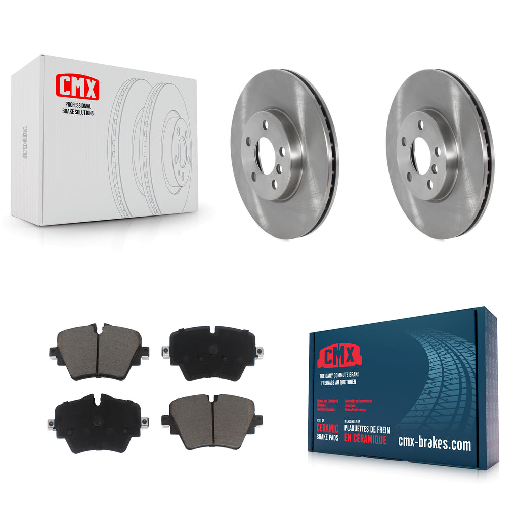 Front Disc Brake Rotors And Ceramic Pads Kit For Mini Cooper Countryman Clubman