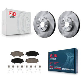 Front Disc Brake Rotors And Ceramic Pads Kit For Honda Pilot Accord