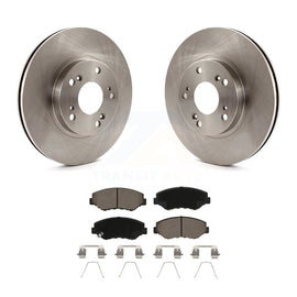[Front] 2002-2004 Honda CR-V Premium OE Brake Rotors & Ceramic Pads Kit For Max Braking