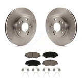 [Front] 2002-2004 Honda CR-V Premium OE Brake Rotors & Ceramic Pads Kit For Max Braking