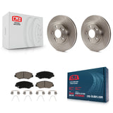 [Front] 2002-2004 Honda CR-V Premium OE Brake Rotors & Ceramic Pads Kit For Max Braking