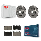 Front Disc Brake Rotors And Ceramic Pads Kit For Ford Mustang