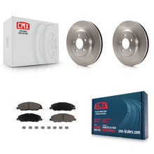 Charger l'image dans la galerie, Front Disc Brake Rotors And Ceramic Pads Kit For Ford Mustang