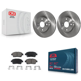 [Front] 2004-2006 Scion xB xA Premium OE Brake Rotors & Ceramic Pads Kit For Max Braking