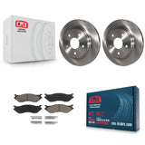 Front Disc Brake Rotors And Ceramic Pads Kit For Dodge Ram 1500 Durango