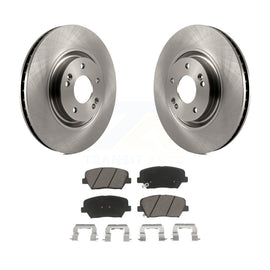 [Front] 2012-2017 Hyundai Azera Premium OE Brake Rotors & Ceramic Pads Kit For Max Braking