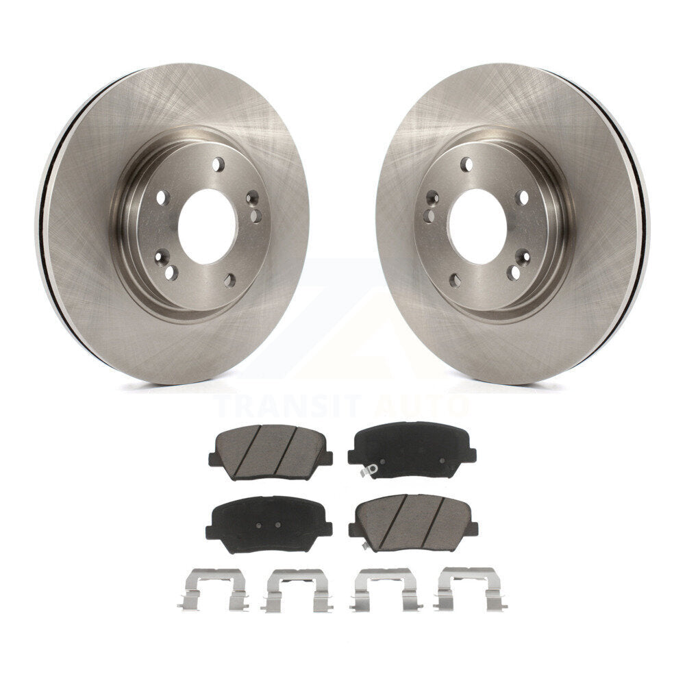 Front Disc Brake Rotors And Ceramic Pads Kit For Kia Sorento Hyundai Santa Fe