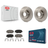 Front Disc Brake Rotors And Ceramic Pads Kit For Kia Sorento Hyundai Santa Fe