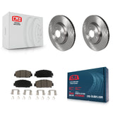Front Disc Brake Rotors And Ceramic Pads Kit For Honda CR-V