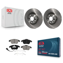 Charger l'image dans la galerie, Front Brake Rotor &amp; Ceramic Pad Kit For Volkswagen Passat Tiguan Audi Q3 Quattro
