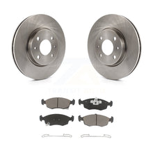 Charger l&#39;image dans la galerie, Front Disc Brake Rotors And Ceramic Pads Kit For Fiat 500