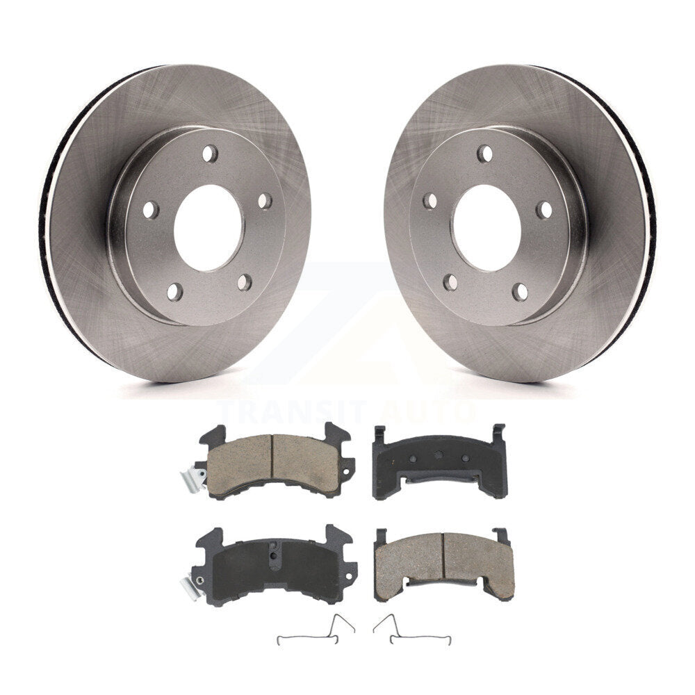 Front Brake Rotors Ceramic Pad Kit For Chevrolet S10 GMC Sonoma Blazer Jimmy S15