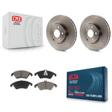Front Brake Rotor And Ceramic Pad Kit For Mercedes-Benz E350 C300 C350 E400 E250