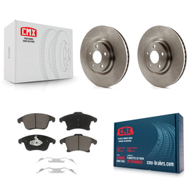 Front Brake Rotor & Ceramic Pad Kit For Ford Police Responder Hybrid SSV Plug-In