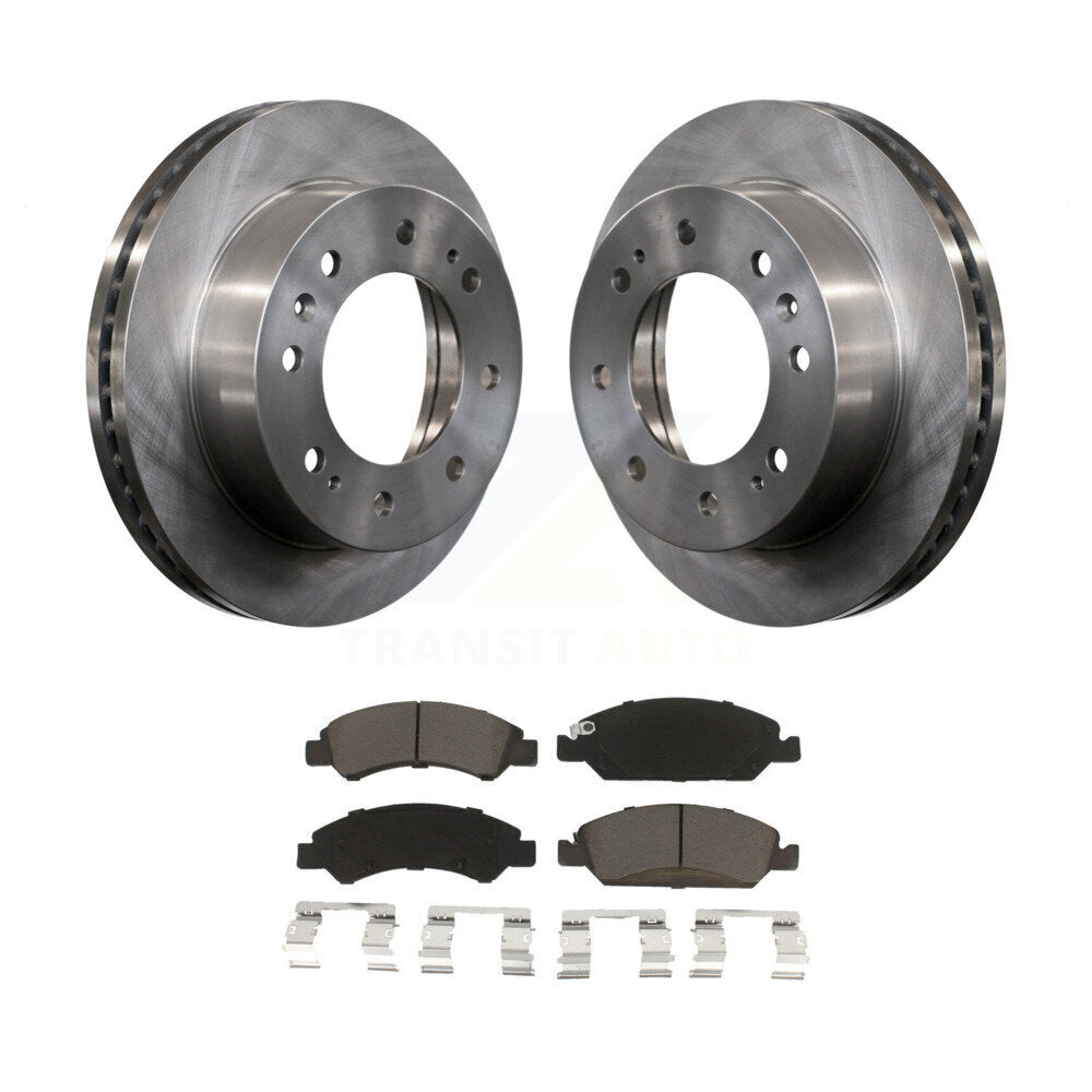 Front Disc Brake Rotor And Ceramic Pad Kit For Chevrolet Silverado 1500 Suburban