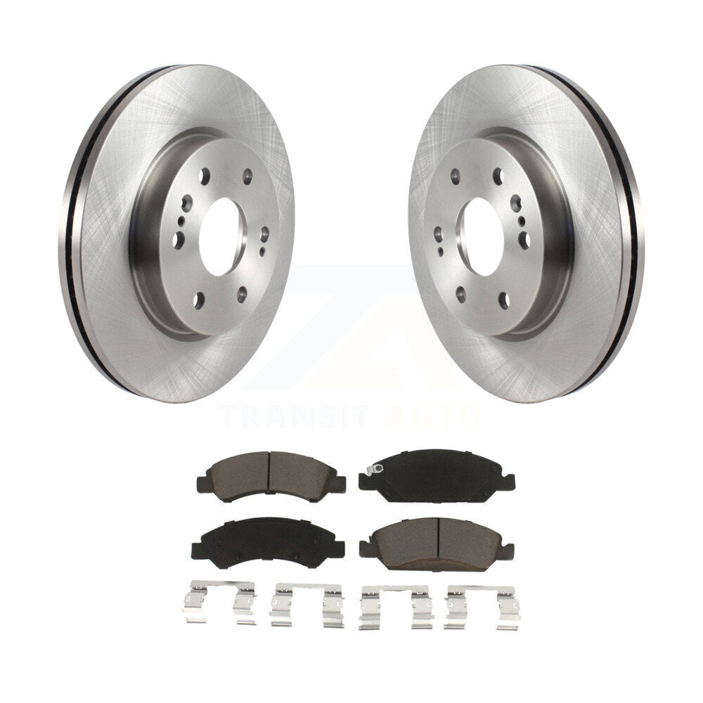 Front Disc Brake Rotors And Ceramic Pads Kit For Chevrolet Silverado 1500 LD